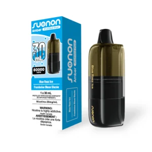 Blue Razz Ice Suonon Amber 80K Disposable Vape Pods